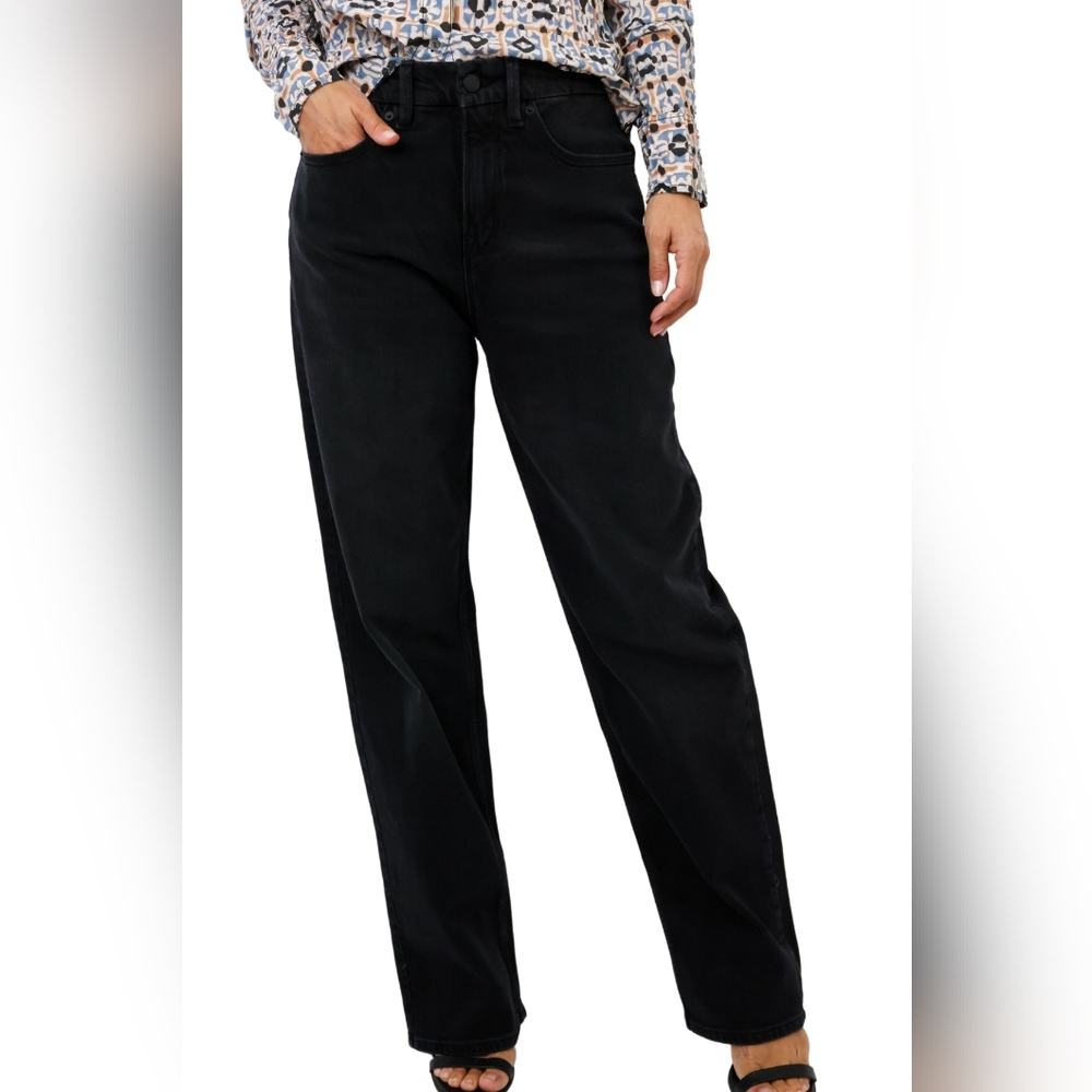 NWT Good American Good 90s Relaxed Jeans - Size 14 Black - Picture 2 of 7